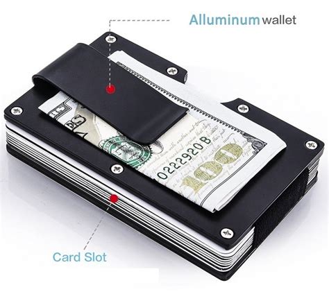 rfid aluminum credit card holder 5 below|aluminum credit card holder wallet.